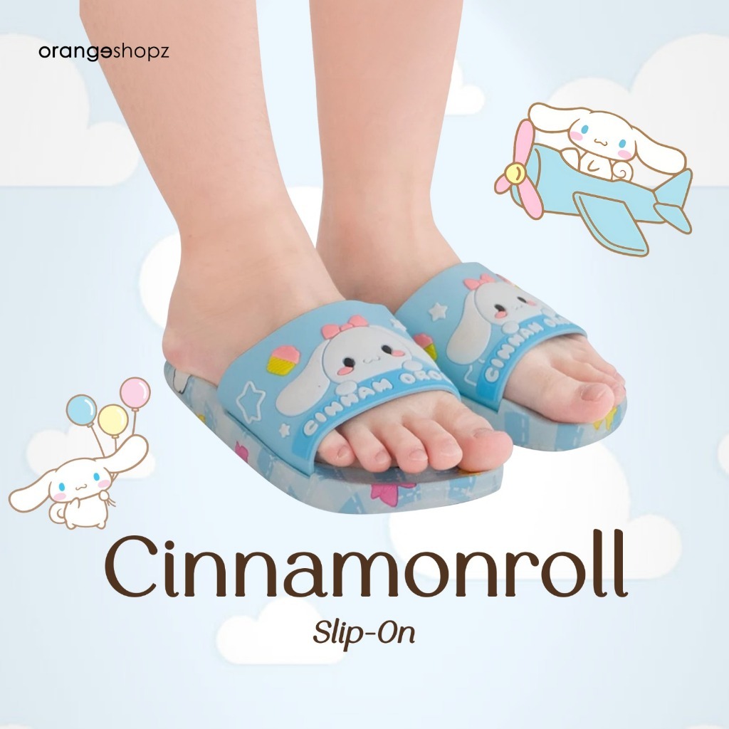 Sendal Selop Karet Anak Perempuan Import Motif Cinnamoroll