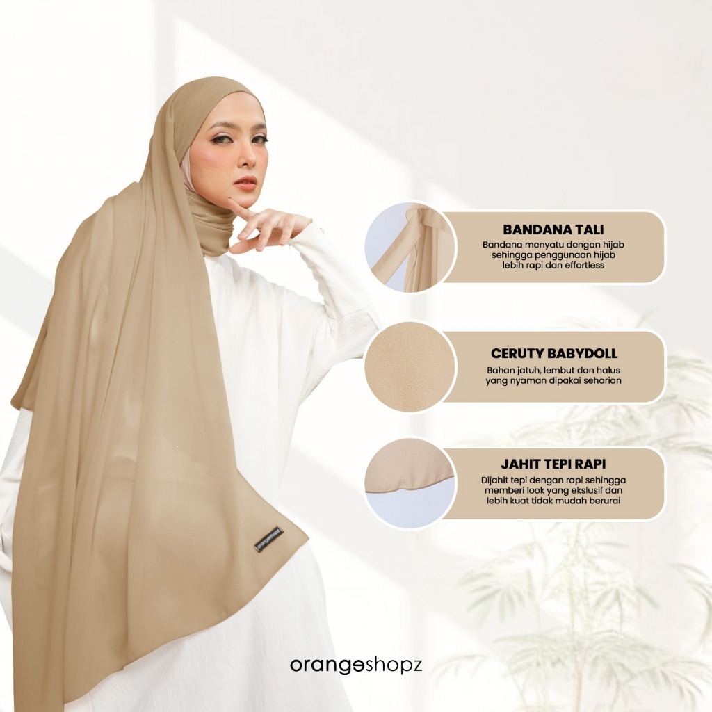 Hijab Pashmina Tali Malay Darla Cerutty Premium