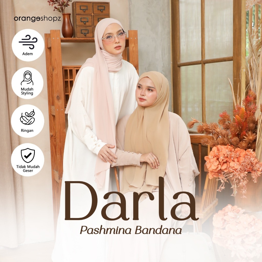 Hijab Pashmina Tali Malay Darla Cerutty Premium