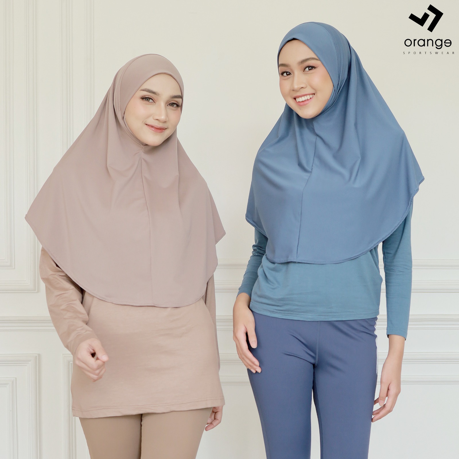 Hijab Bergo Instan Olahraga Dri Fit Senam Running Jogging Gym Ryna Sporty Hijab