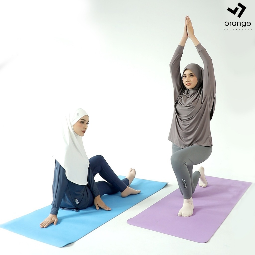 Hijab Bergo Instan Olahraga Jersey Premium Senam Running Jogging Gym Ruby Sporty Hijab