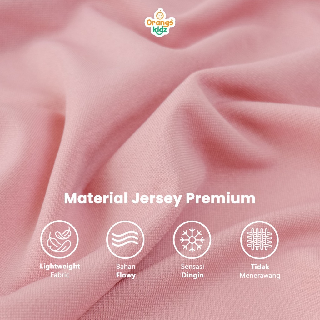 French Khimar Anak Niqab 2in1 Hijab Instan Jersey