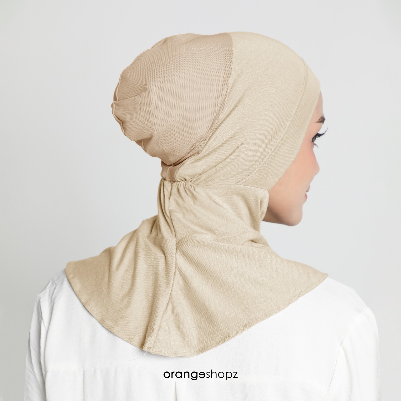 Inner Hijab Mesh Neck Snowcap Tencel Premium | Ciput Ninja Jaring Breathable by Orangeshopz Official Shop