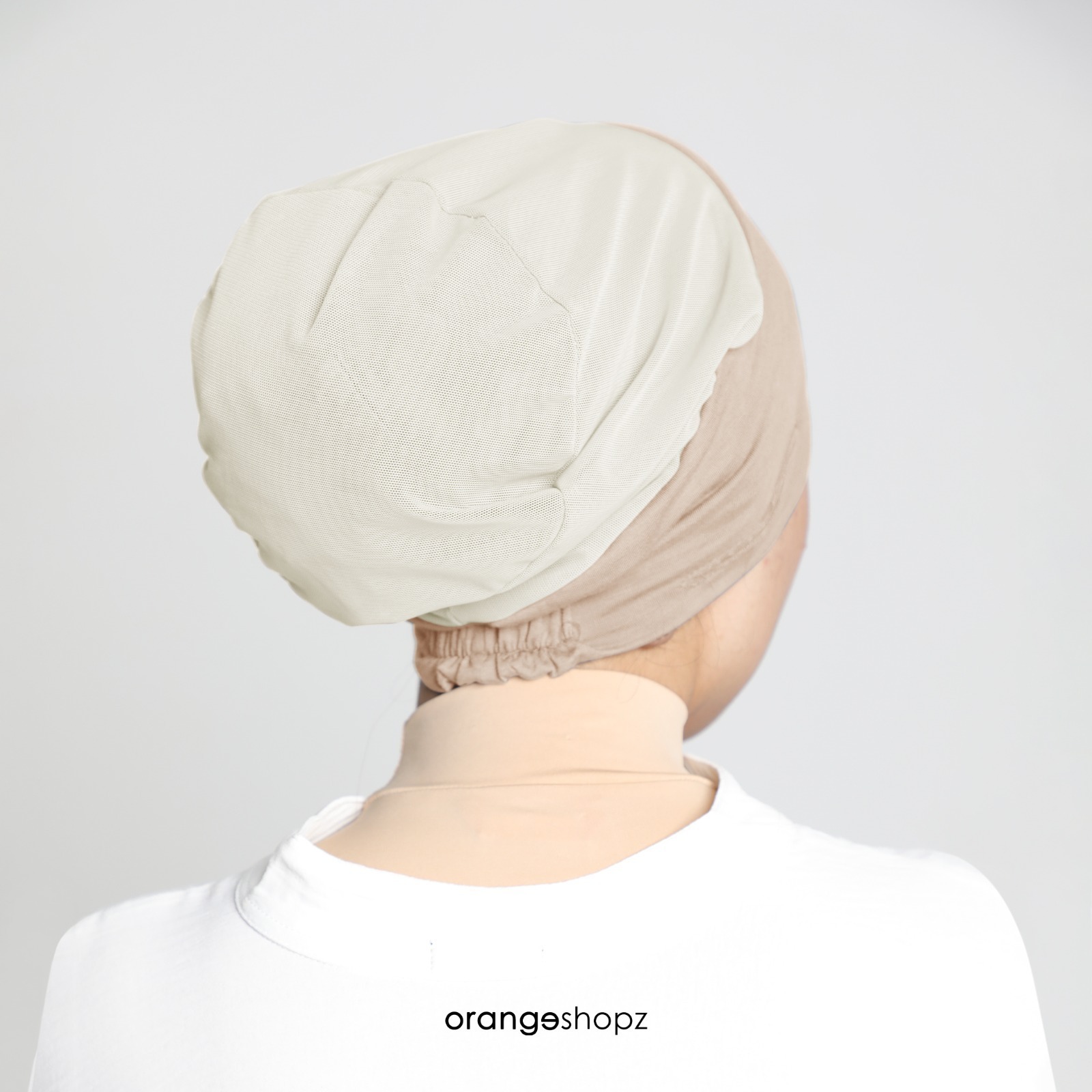 Inner Hijab Mesh Neck Snowcap Tencel Premium | Ciput Ninja Jaring Breathable by Orangeshopz Official Shop