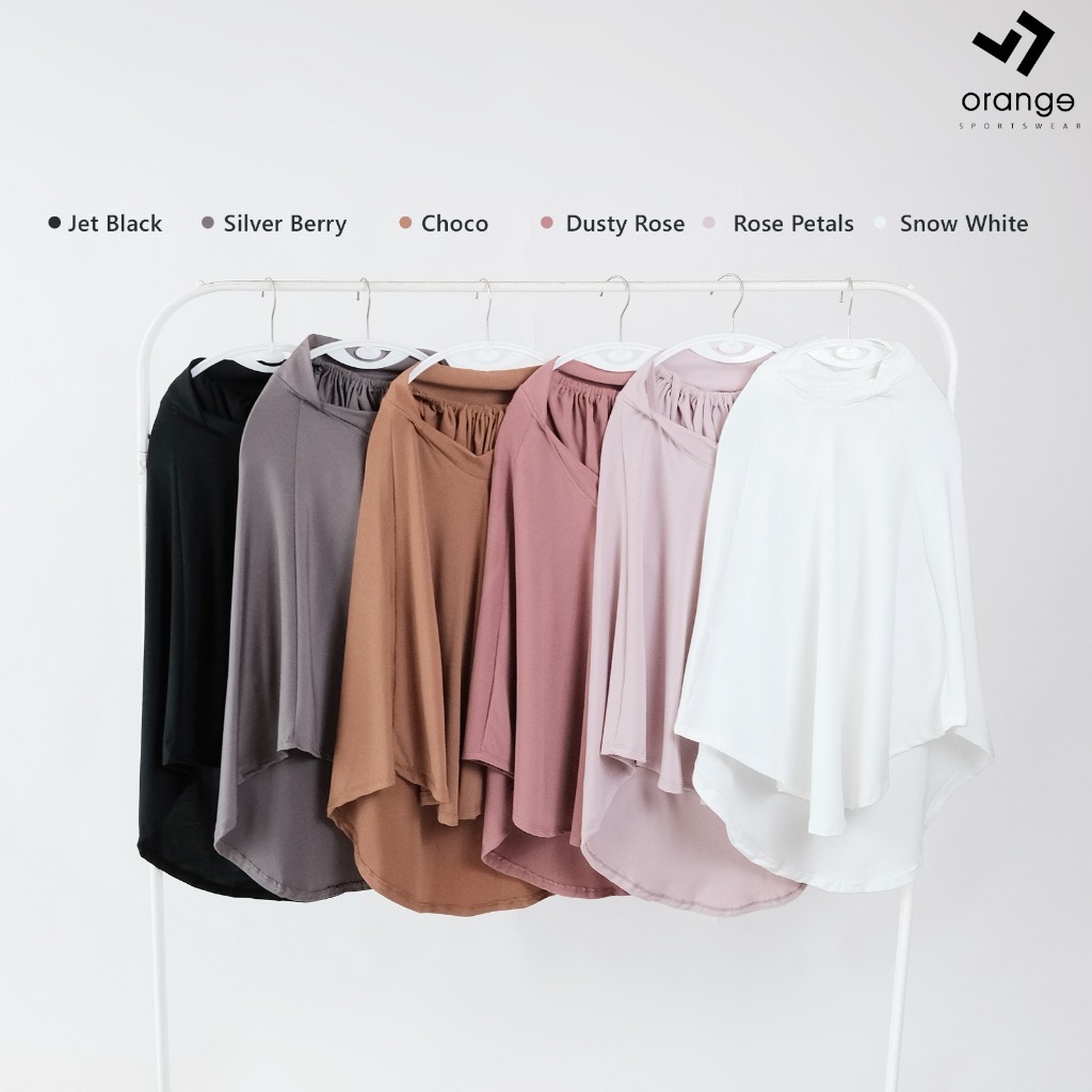 Hijab Bergo Instan Olahraga Jersey Premium Senam Running Jogging Gym Ruby Sporty Hijab