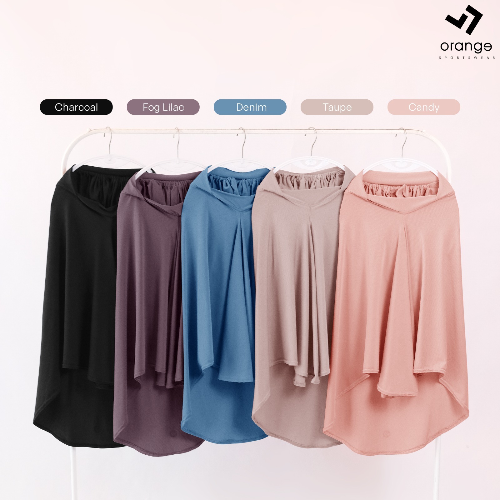 Hijab Bergo Instan Olahraga Dri Fit Senam Running Jogging Gym Ryna Sporty Hijab