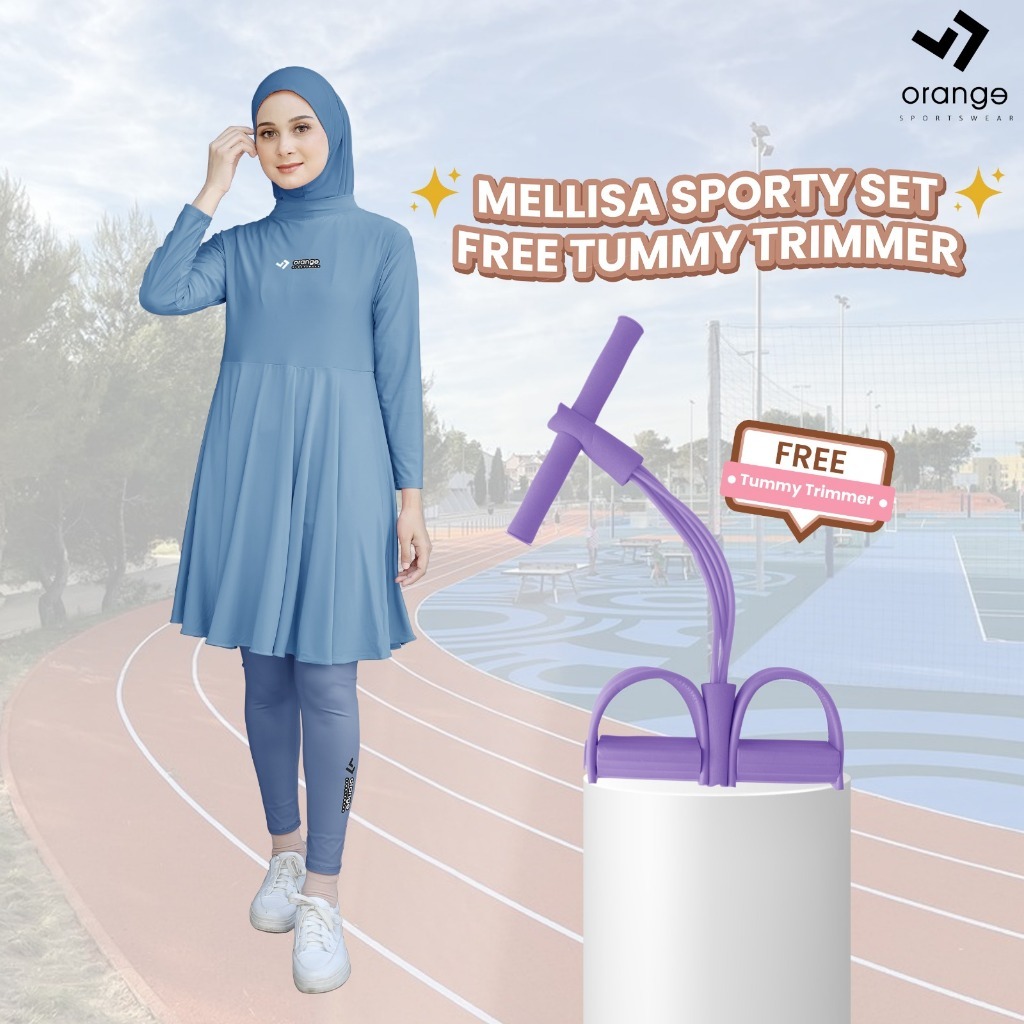 Manset Rok Inner Tunik Olahraga Wanita Mellisa Sporty