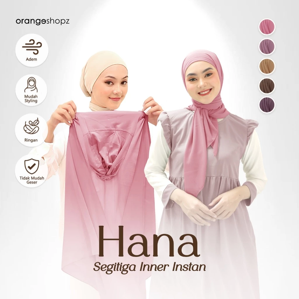 Hana Instan Square Hijab