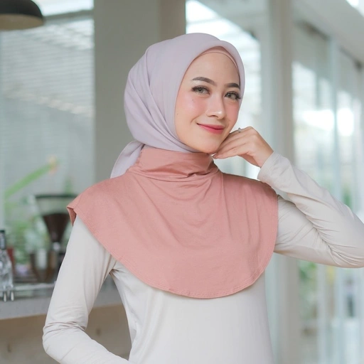 Image of Manset Leher Wanita Dalaman Inner Hijab Baju Bahan Spandex Kaos