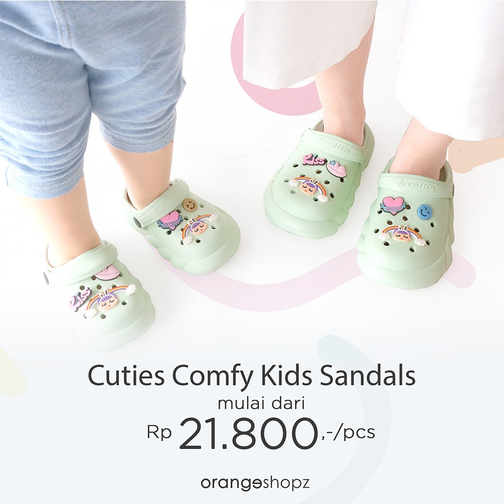 Sendal Anak Perempuan Cuties & Yuki Comfy Kids Sandals