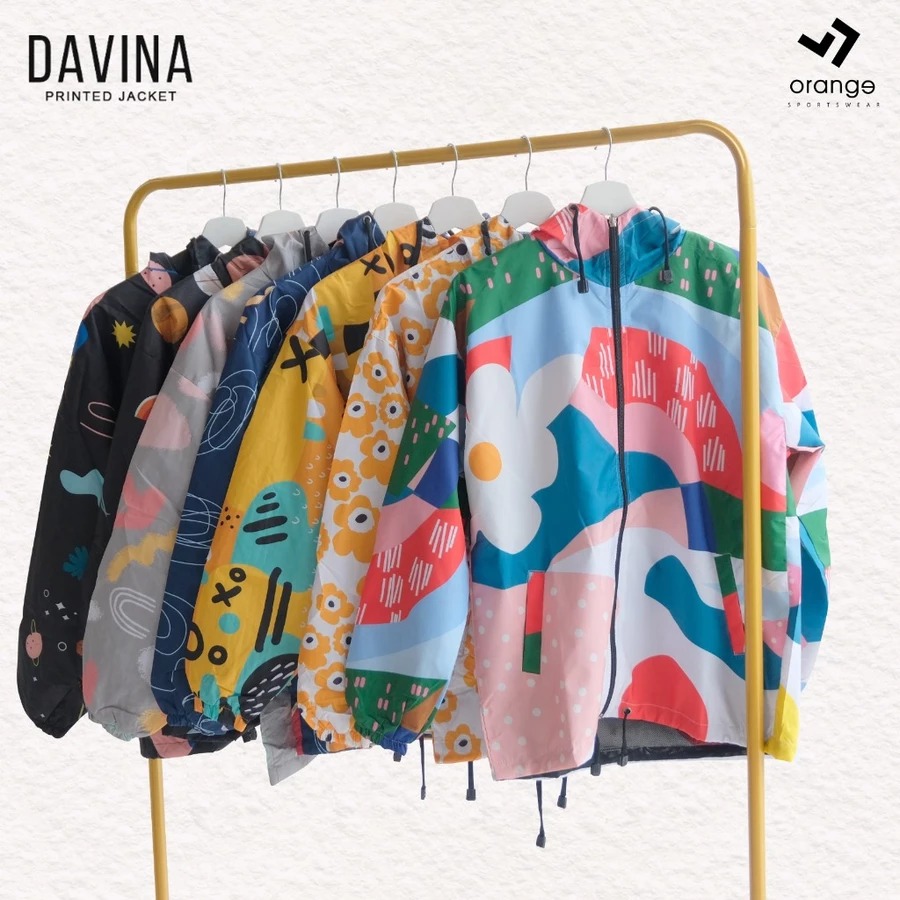 Davina Printed Jacket Anak dan Dewasa