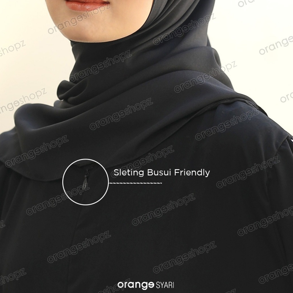 Hanaya Abaya Gamis Haji dan Umroh Polos Wanita
