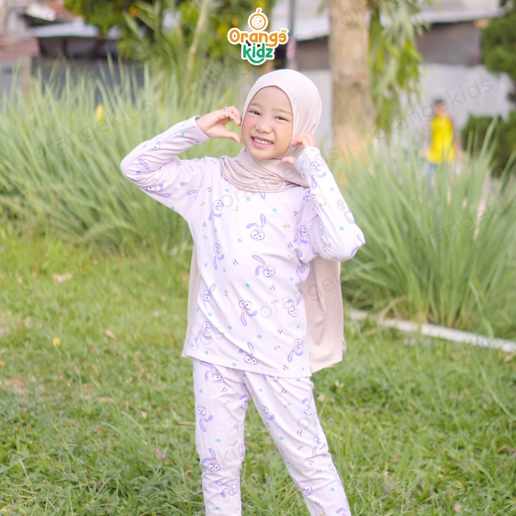 Setelan Baju Tidur Anak Perempuan Laki Laki Motif Stella Lou Series Daily Oneset