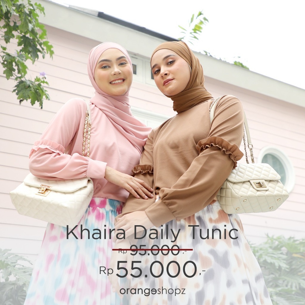 Atasan Wanita Airflow Alesha Basic Blouse by Orangeshopz