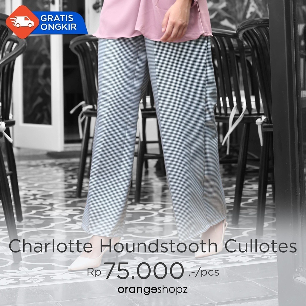 Celana Kantor Wanita Clara Bahan Premium (Emboos Motif)