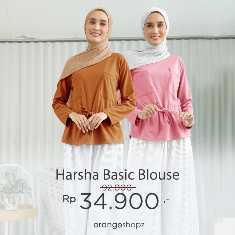 Atasan Wanita Airflow Alesha Basic Blouse by Orangeshopz