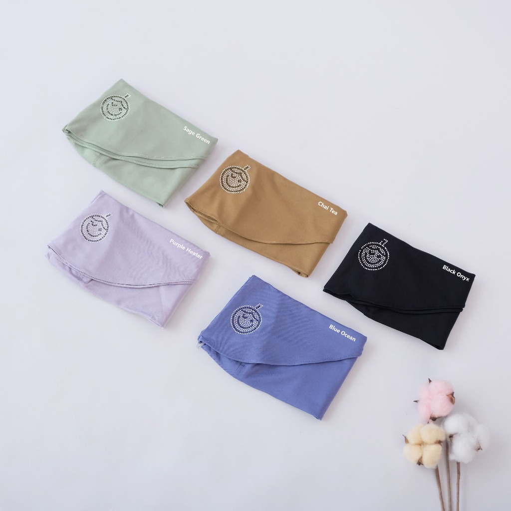 Jilbab Instan Bergo Polos Anak Perempuan Jersey Premium Nunna Daily Hijab