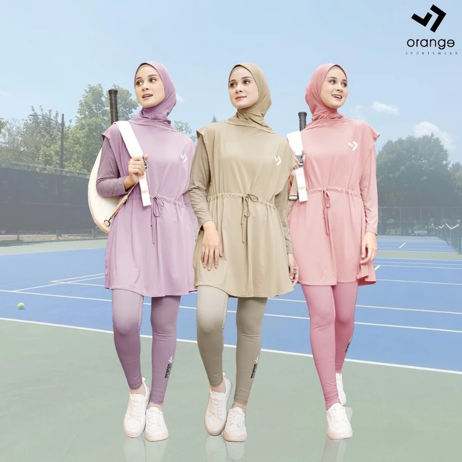Hijab Rompi Outer Tali Olahraga Qyra Vest Sporty