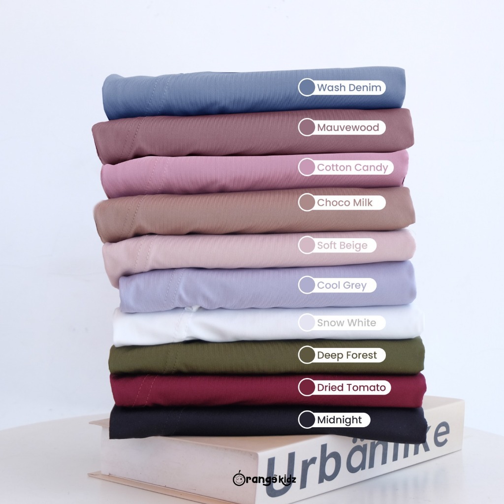 Bergo Soft Pet Tali Anak Celia Daily Hijab / Bergo Maryam Anak Jersey Premium