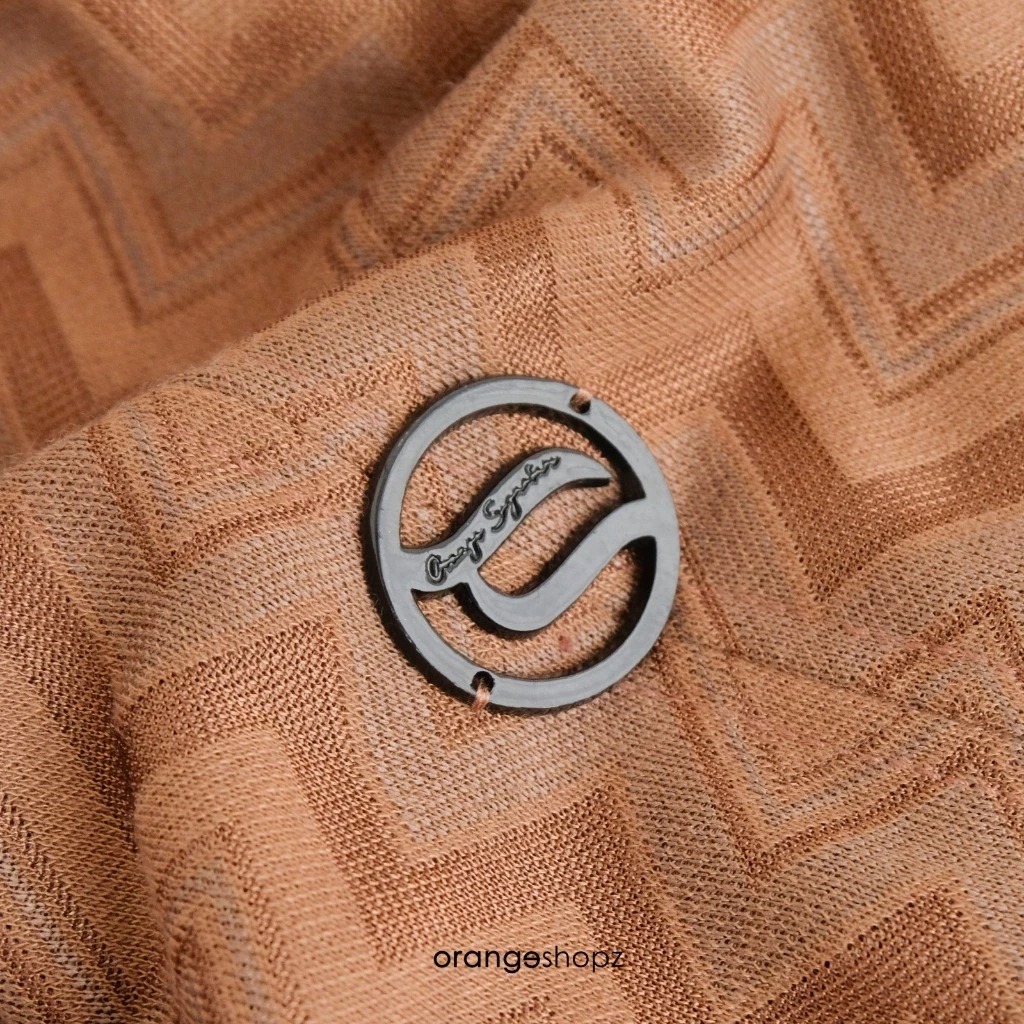 Bergo Instan Knit Motif Zanera Three Tone Daily Hijab