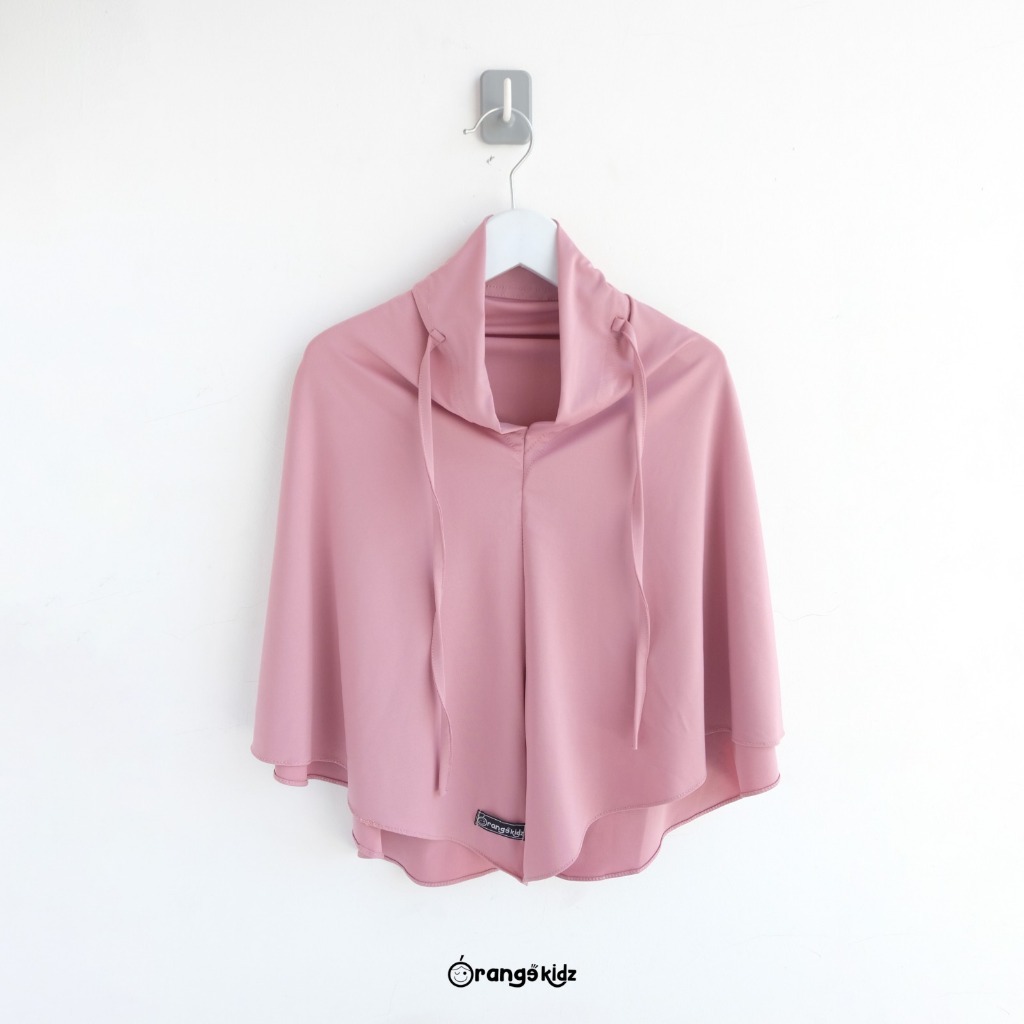 Bergo Soft Pet Tali Anak Celia Daily Hijab / Bergo Maryam Anak Jersey Premium