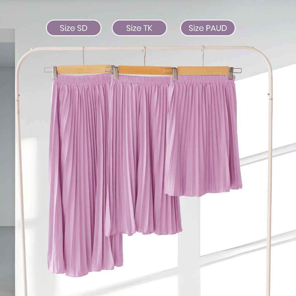 Rok Plisket Anak Arumi A Line Pleated Skirt