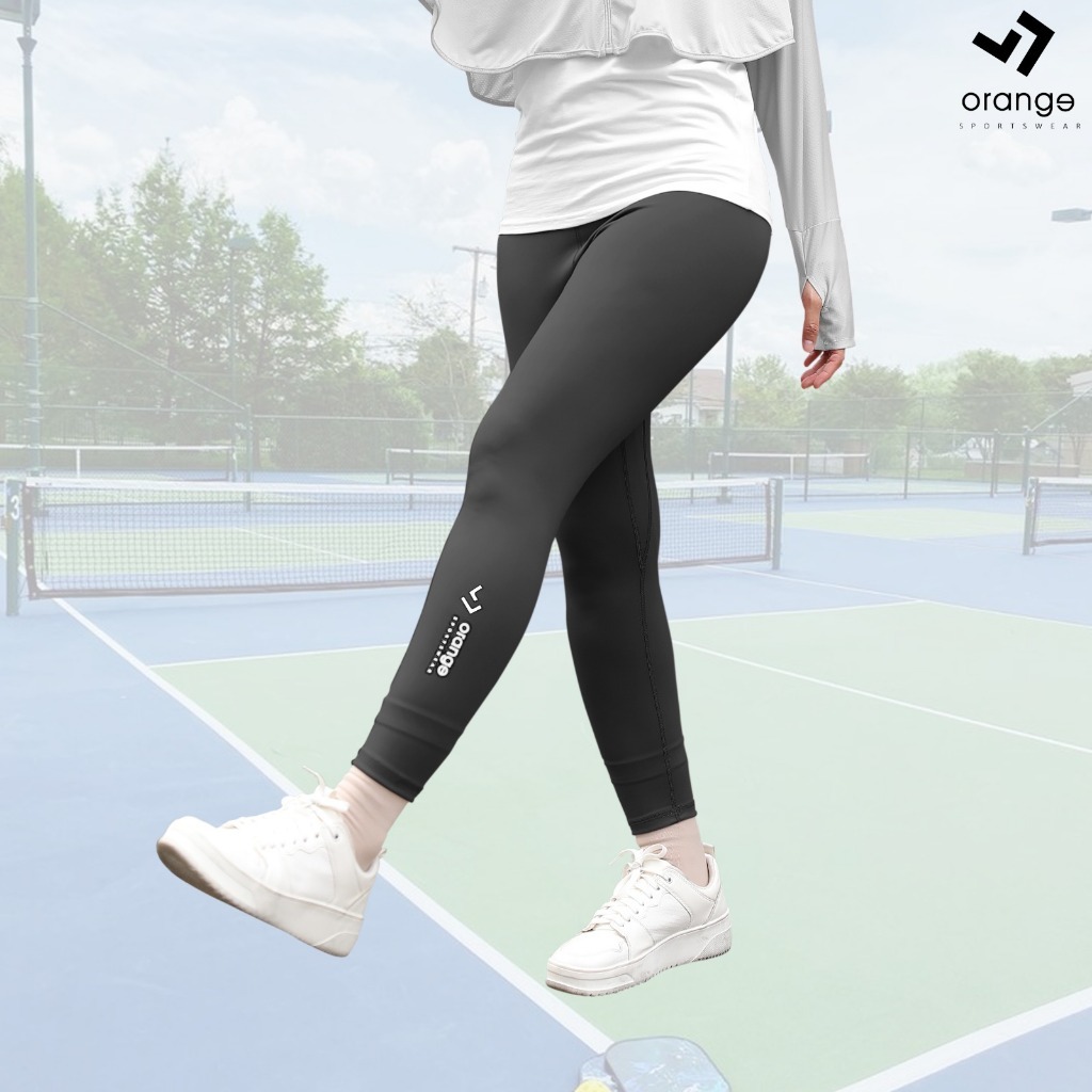Celana Olahraga Wanita High Waist Dry Fit Polos Sprint Basic Sporty Legging