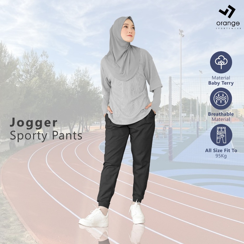 Image of Celana Training Olahraga Panjang Jogger Wanita Evalie Jogger Sporty Pants