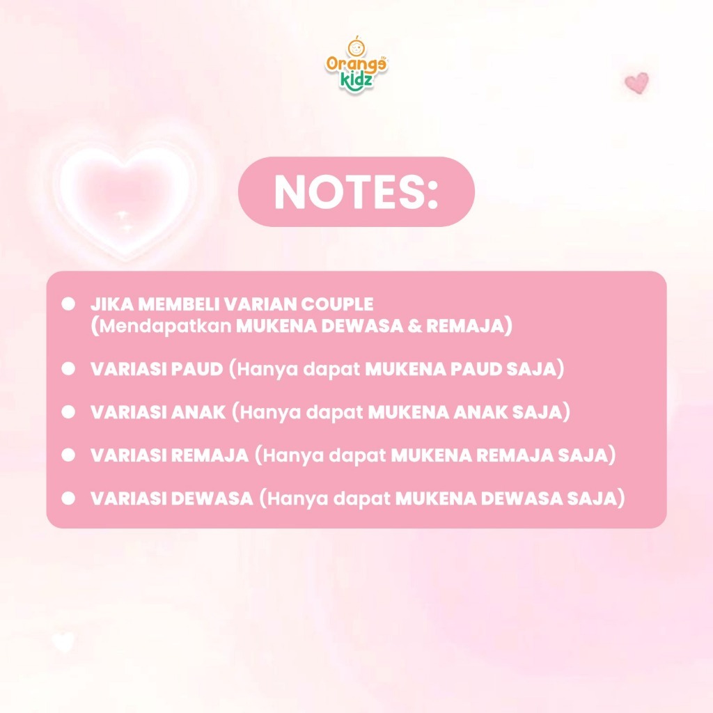Mukena 2in1 Resleting Dewasa Remaja Anak Maryam Basic Prayer Set