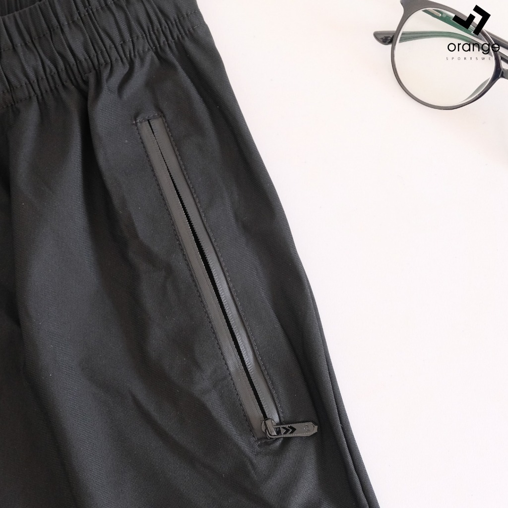 Celana Olahraga Santai Polos Hitam Unisex Dri-Fit Sporty Pants