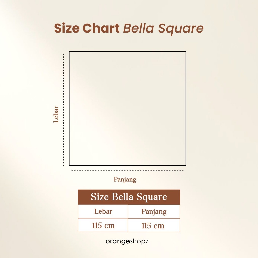 Bella Poly Cotton Square Hijab (Jahit Tepi)