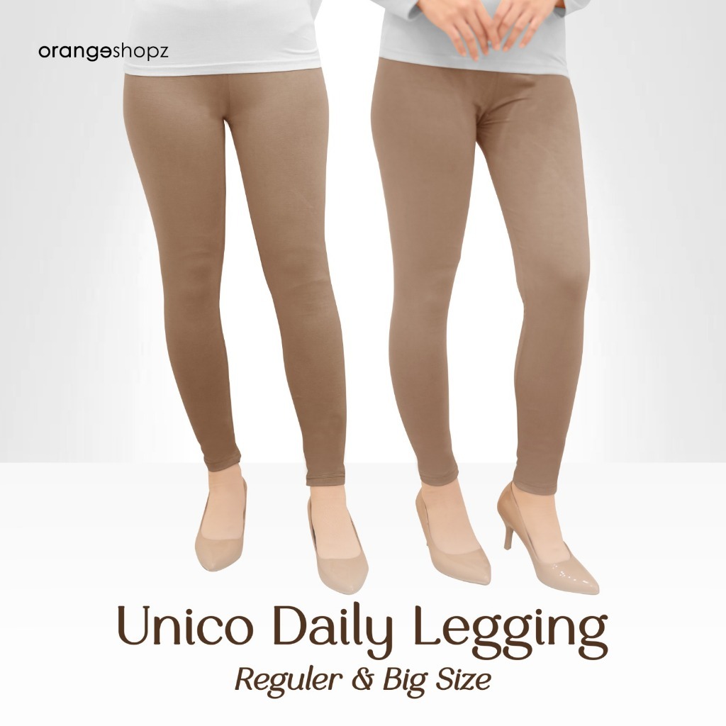 Celana Slim Fit Inner Wanita Unico Basic Daily Legging Reguler Big Size 