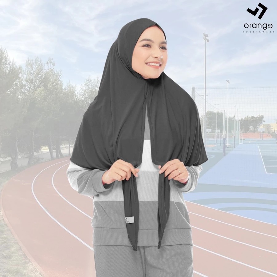Hijab Instan Jersey Olahraga Naia Instan Square Hijab