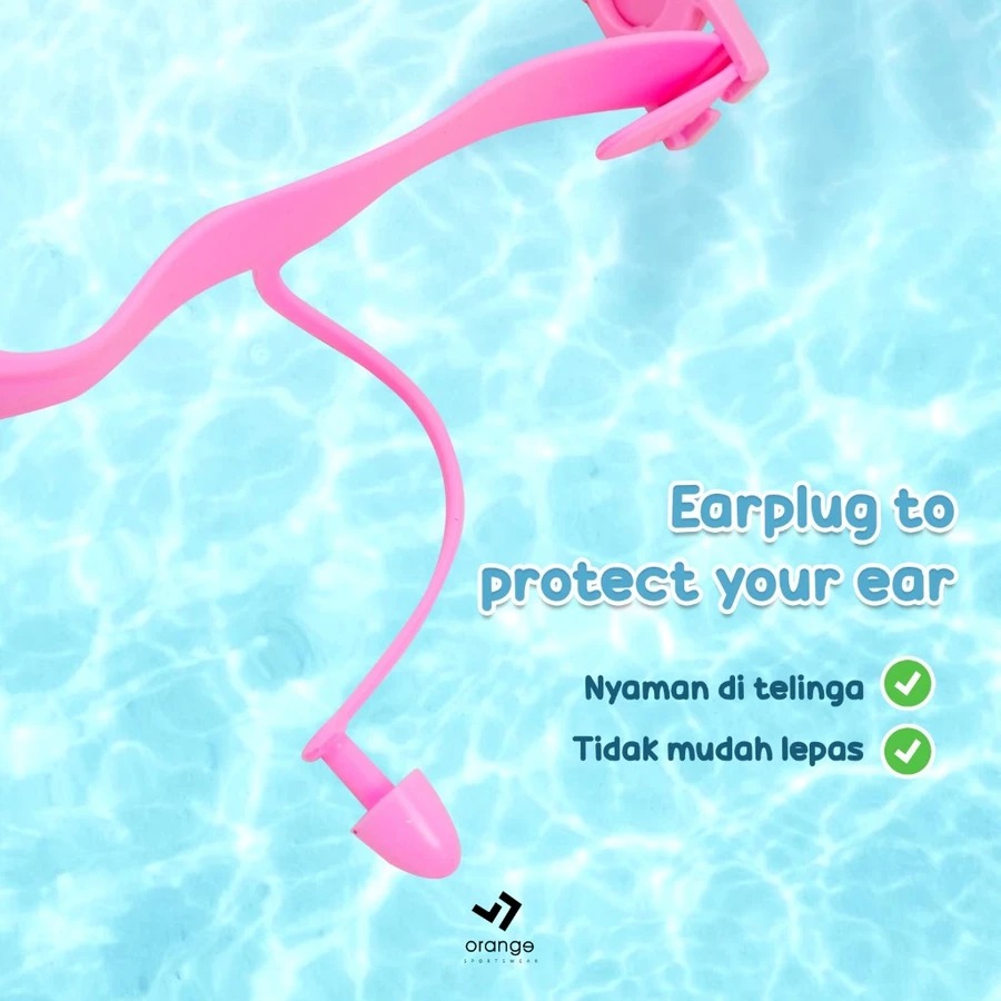 Kacamata Renang Anak Perempuan Laki-Laki Swimming Goggles Anti FOG Big Frame