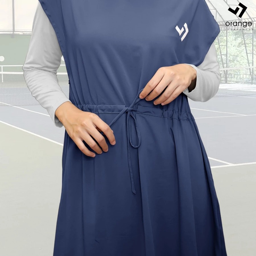 Hijab Rompi Outer Tali Olahraga Qyra Vest Sporty