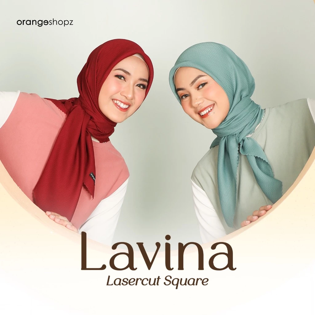Segiempat Lavina Lasercut Square Embosh