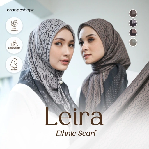 Segiempat Motif Scarf Voal Premium Series Lasercut 115x115