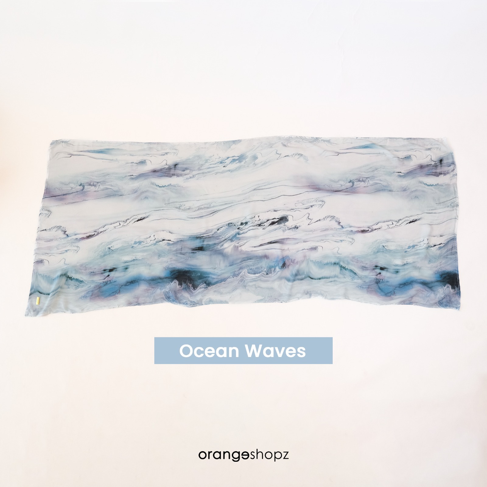 Orangeshopz - Pashmina Viscose Printed | Watercolor Pattern Printed Viscose Shawl
