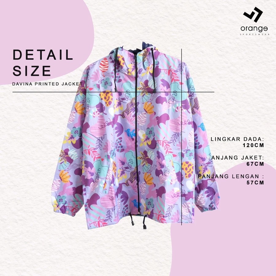 Davina Printed Jacket Anak dan Dewasa