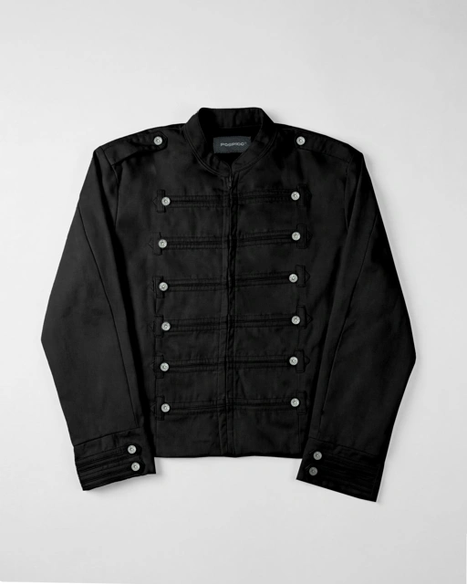 Image of Kingsbury Napoleon Twill Jacket BLACK