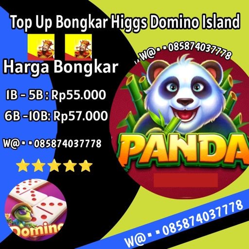Image of Terima Bongkaran chip Higgs Domino Island dan Royal Dream W@ 0️⃣8️⃣5️⃣8️⃣7️⃣4️⃣0️⃣3️⃣7️⃣7️⃣7️⃣8️⃣