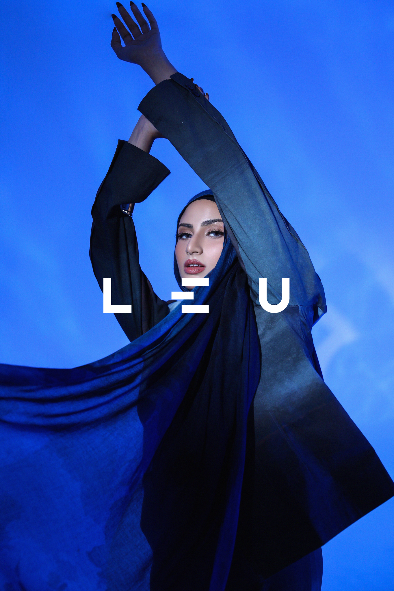 Watercolor Scarf Moonlit | Pashmina Printed Modals