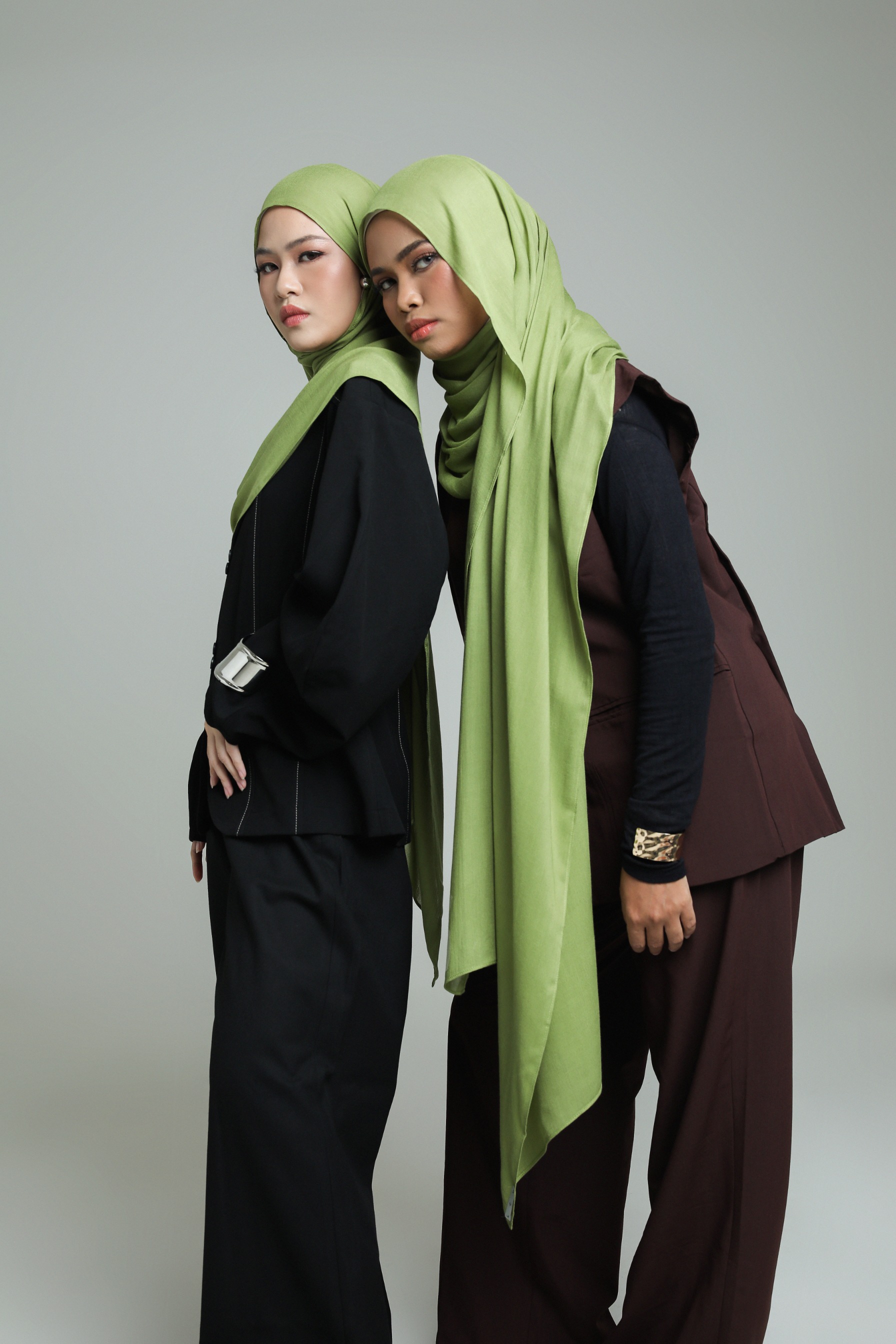 Sana Pistachio Green | Pashmina Delicate Rayon