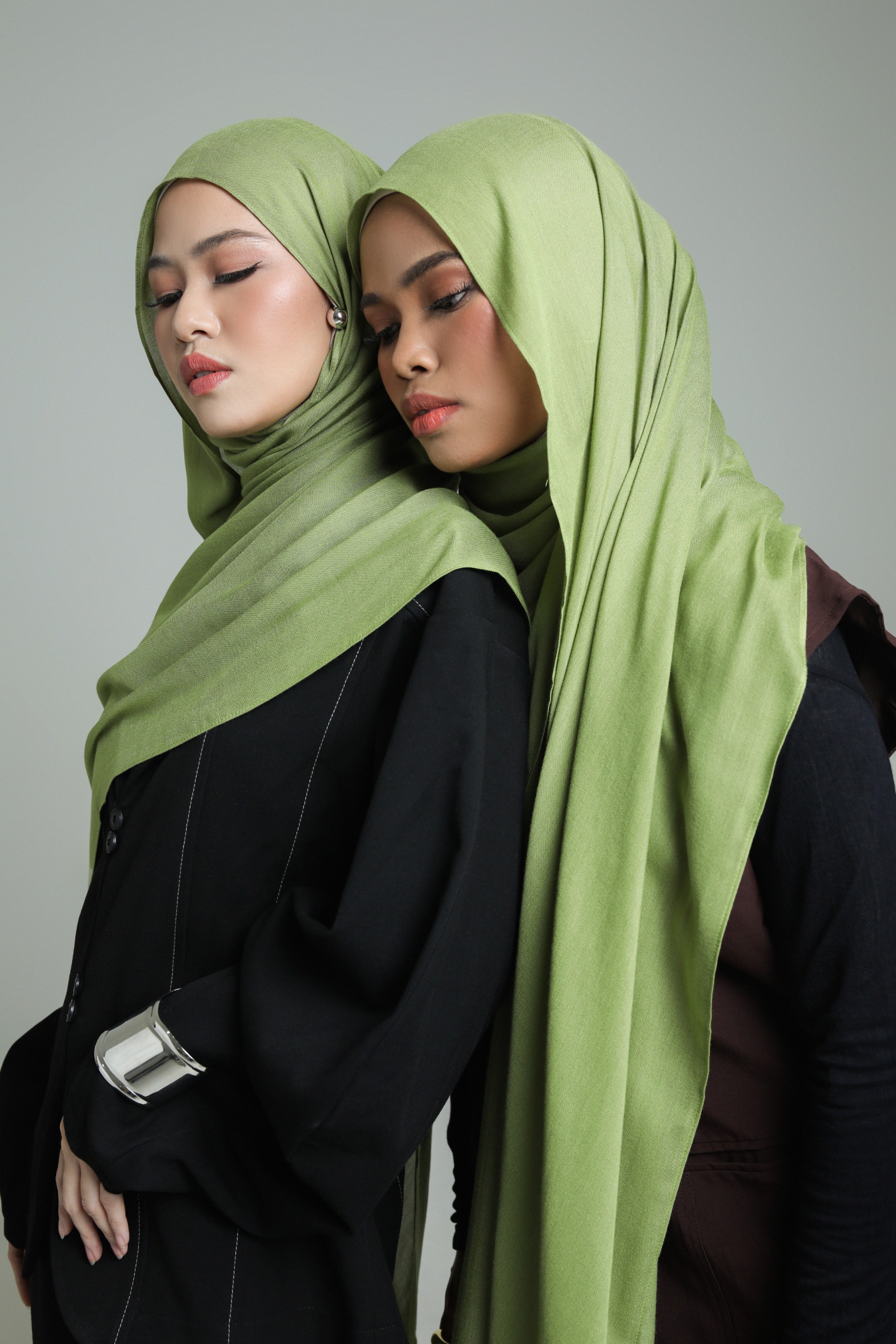 Sana Pistachio Green | Pashmina Delicate Rayon