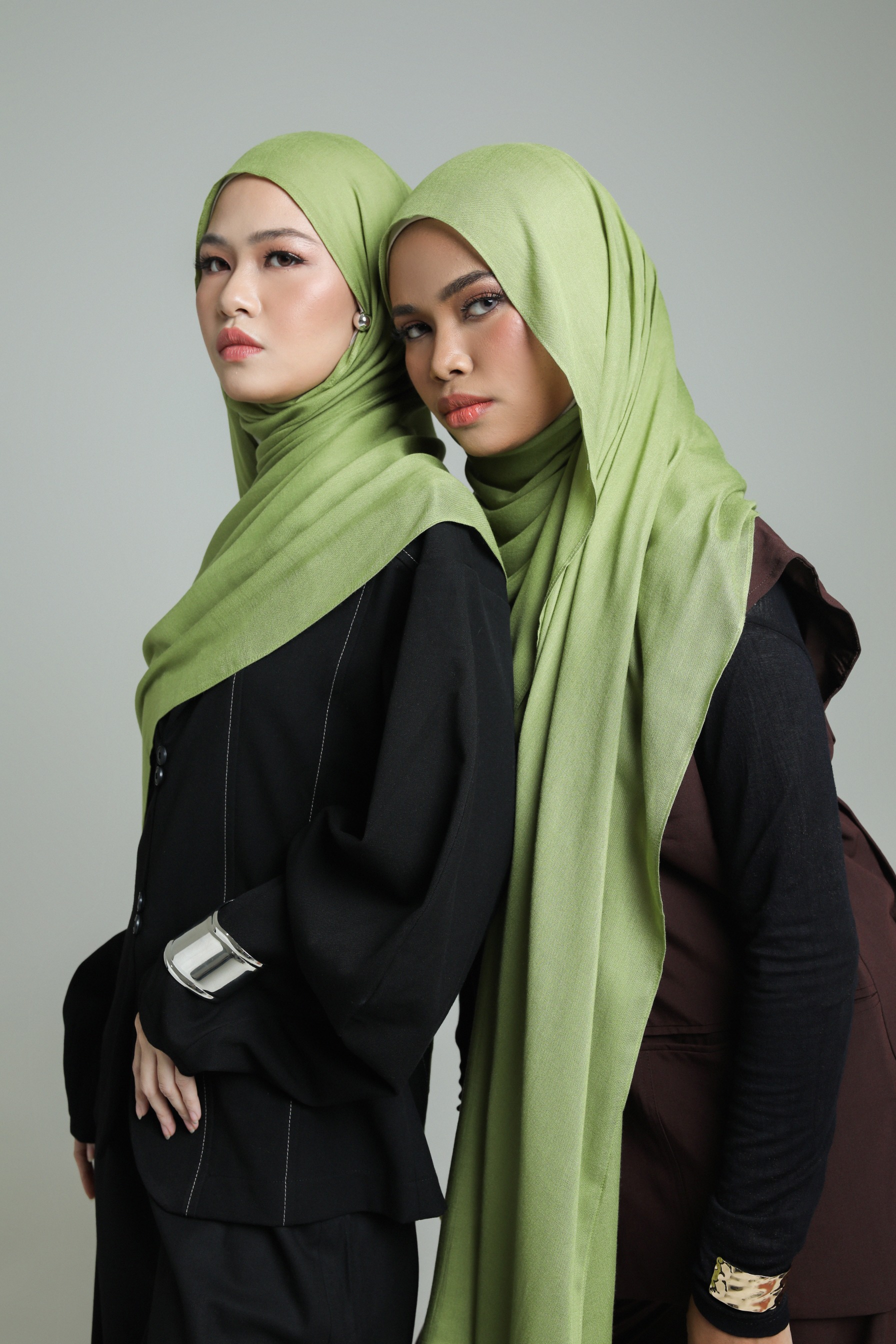 Sana Pistachio Green | Pashmina Delicate Rayon