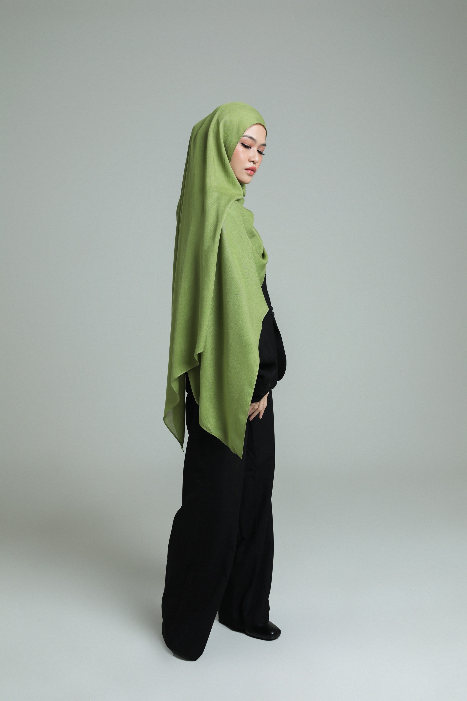 Sana Pistachio Green | Pashmina Delicate Rayon