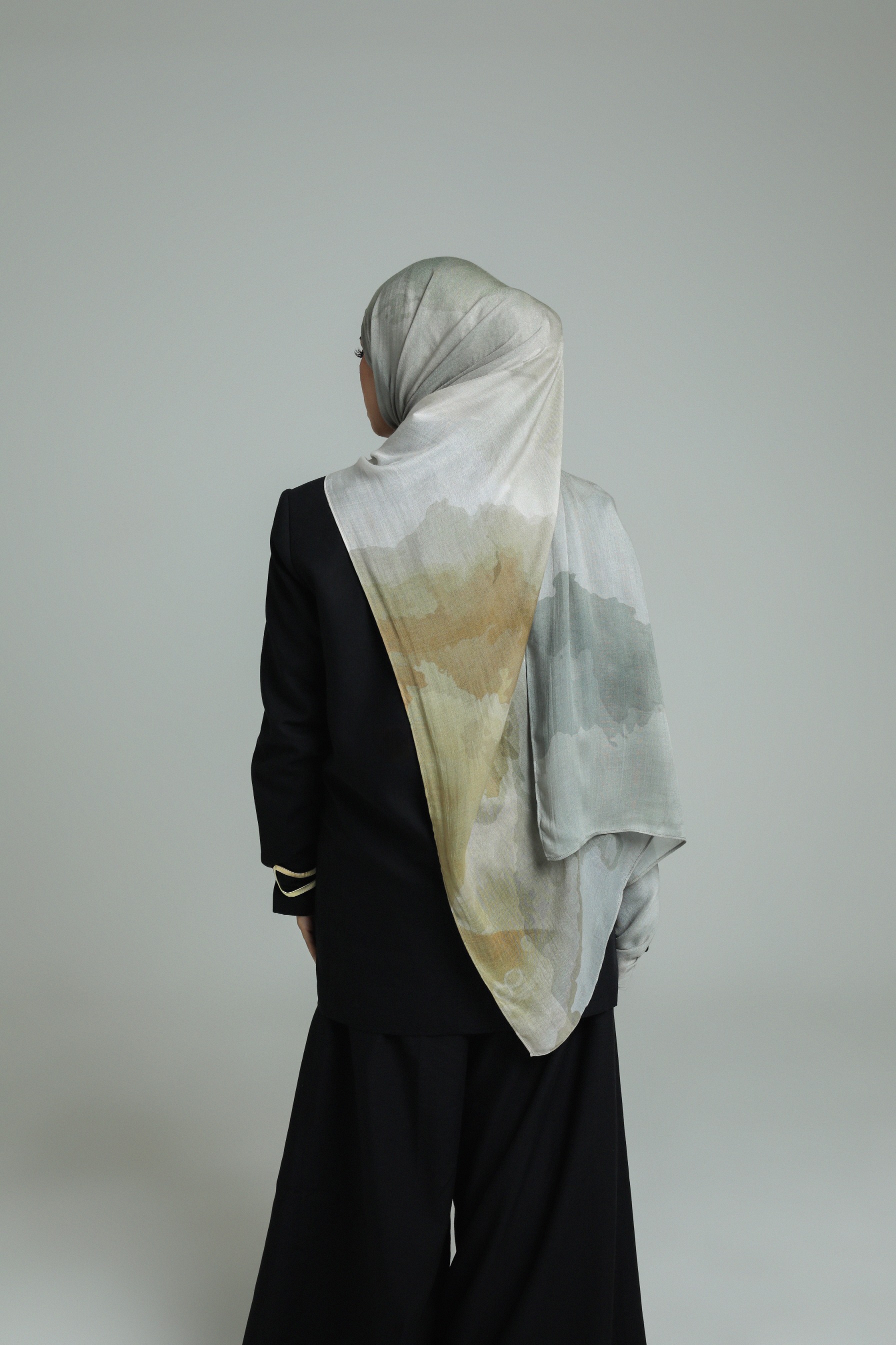 Watercolor Scarf Sahara | Pashmina Printed Modals