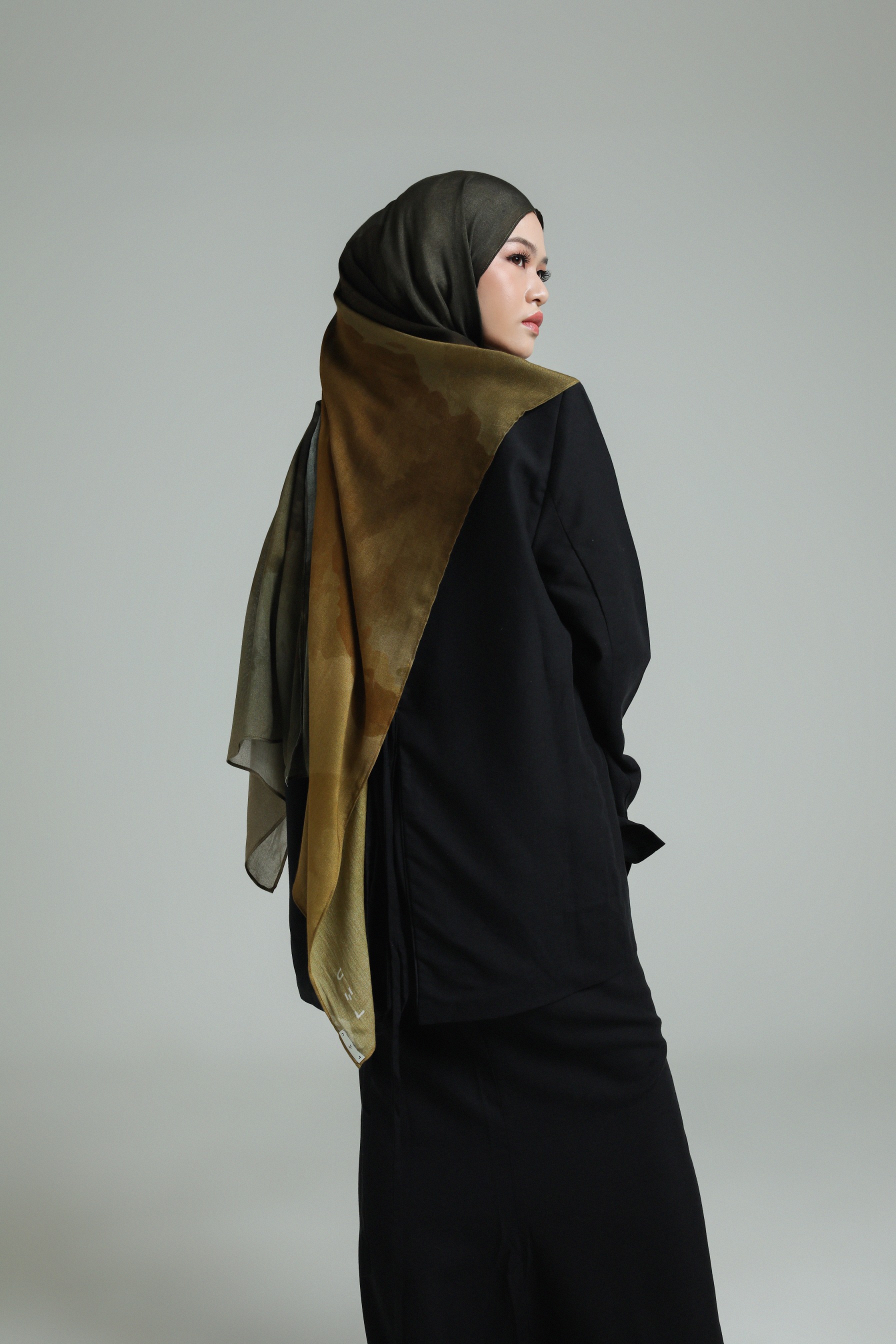 Watercolor Scarf Forest | Pashmina Printed Modals