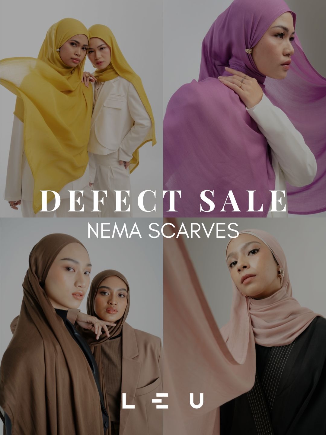 Defect Sale Nema Scarf | Pashmina Viscose