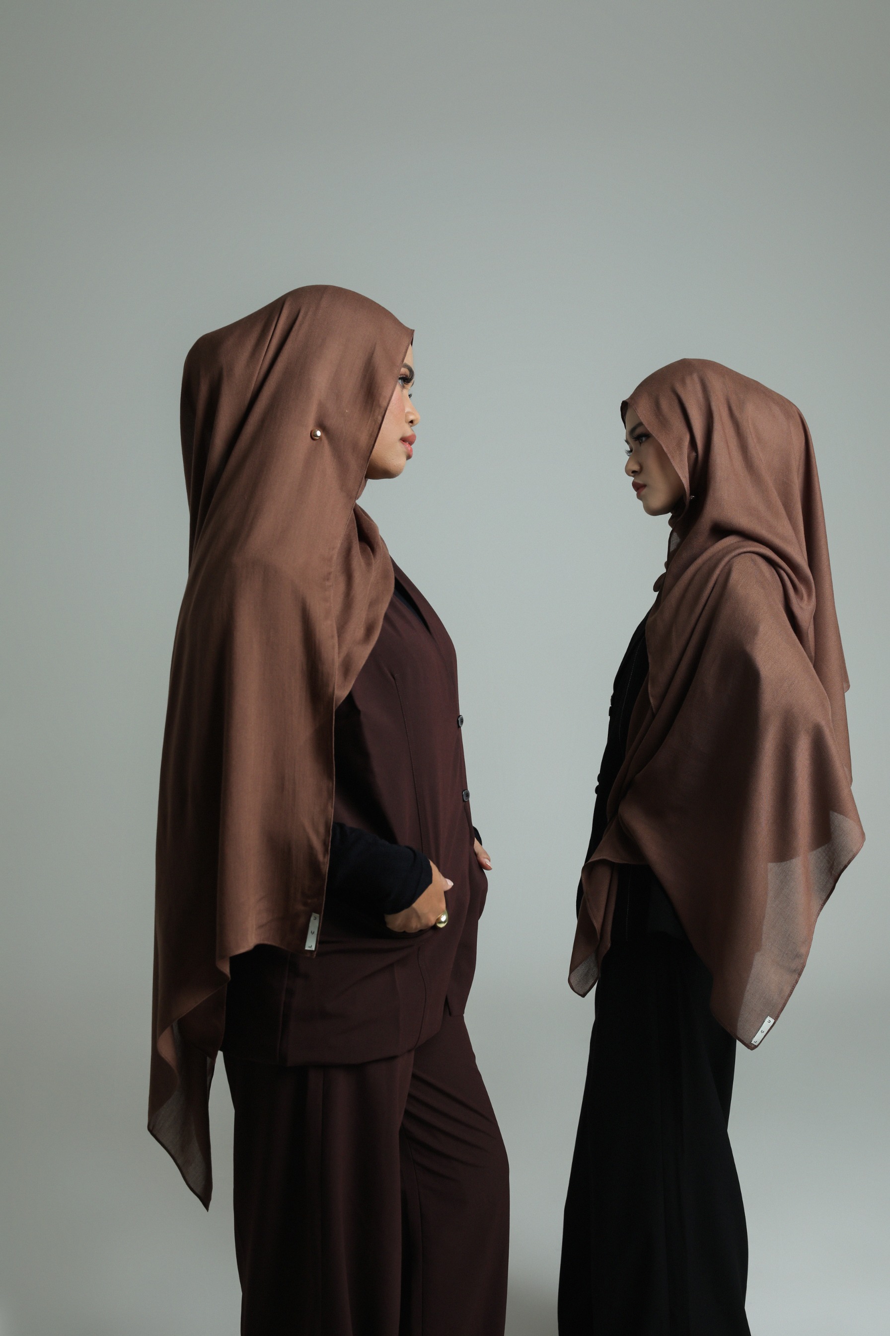 Sana Light Brown | Pashmina Delicate Rayon
